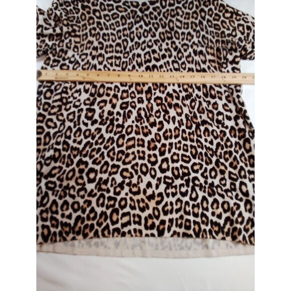 Women's Chico Leopard Print Blouse/Top Size 1 - Picture 14 of 15